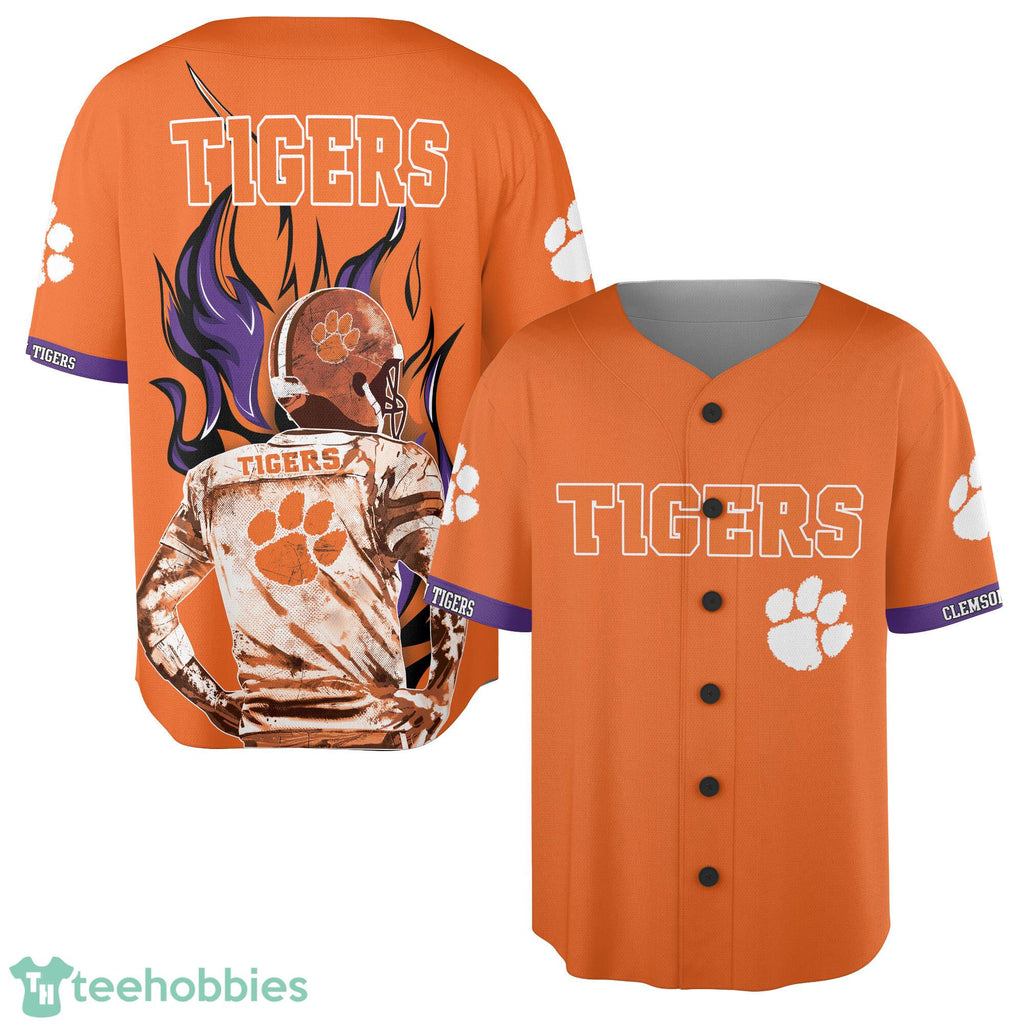 Wave Player Clemson Tigers Baseball Jersey For Men Women