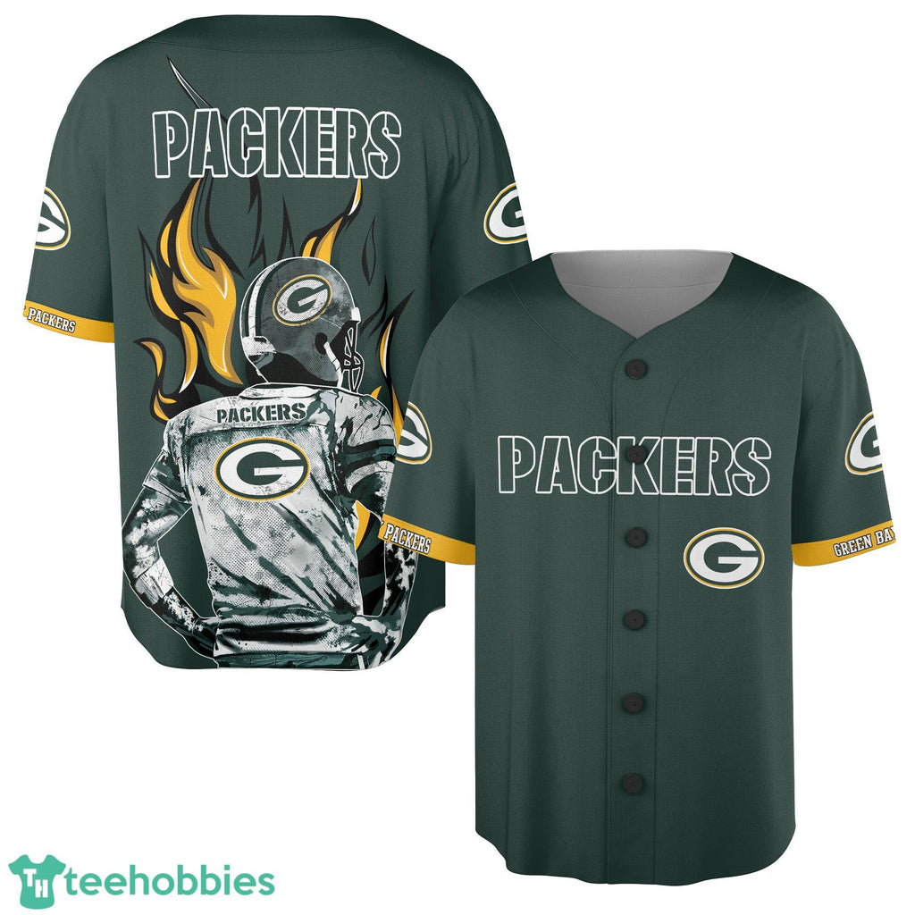 Wave Player Green Bay Packers Baseball Jersey For Fan