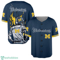 Wave Player Michigan Wolverines Button Jersey For Men Women