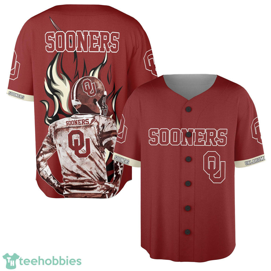 Wave Player Oklahoma Sooners Baseball Jersey For Men Women