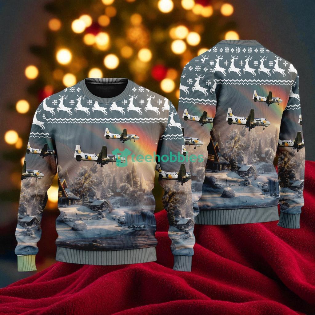 West Air Sweden Hawker Siddeley Hs- American Airlines Christmas House Under The Rainbow Ugly Sweater For You