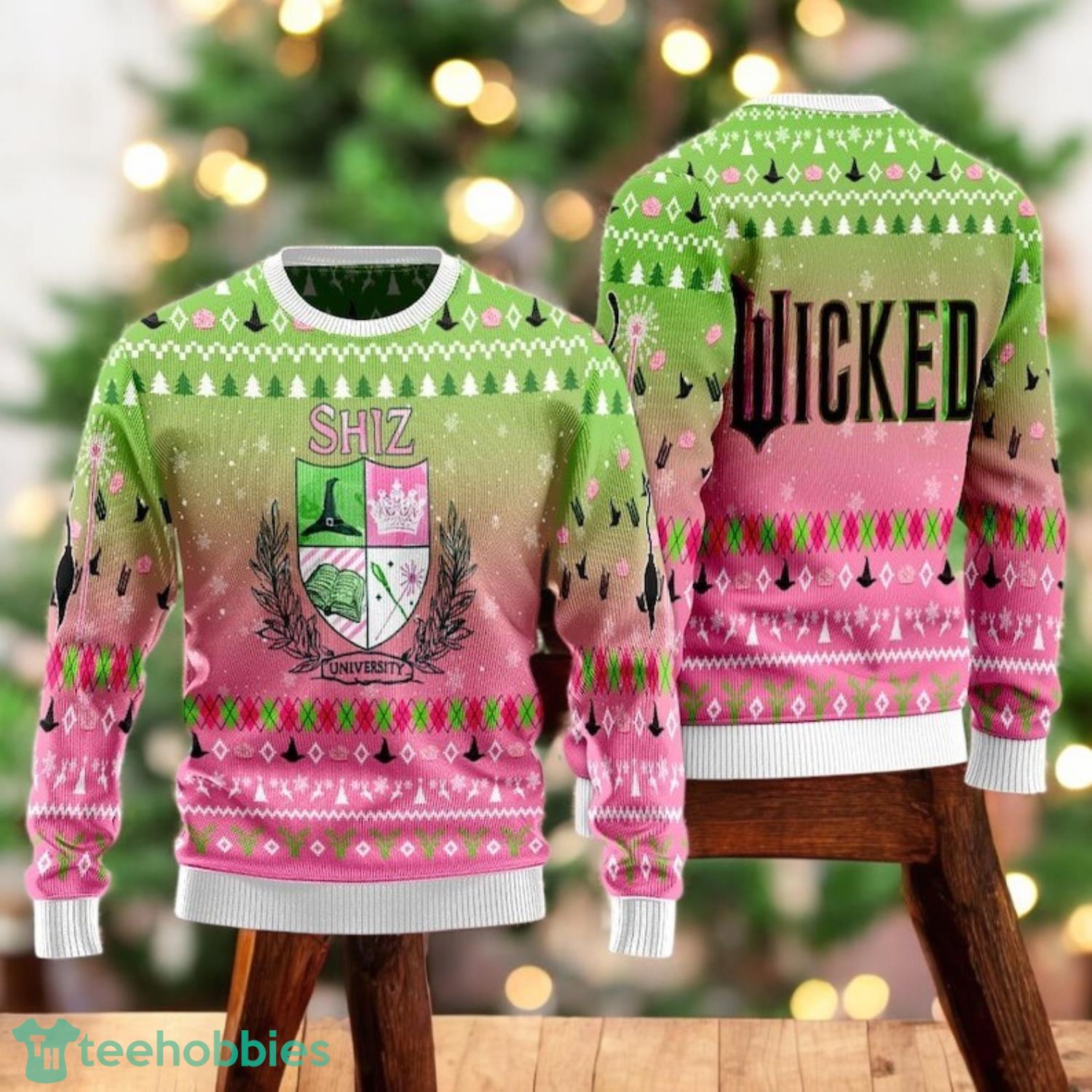 Wick-ed Ugly Christmas Sweater Defy Gravity Sweater