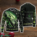 Xenomorph Alien Ugly Christmas Sweatshirt Alien Ugly Christmas Sweater Holiday Sweater